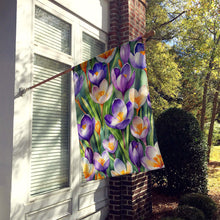 Load image into Gallery viewer, Crocus Flowers House Flag