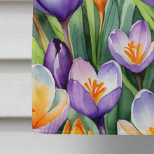 Load image into Gallery viewer, Crocus Flowers House Flag