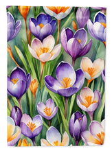 Load image into Gallery viewer, Crocus Flowers House Flag