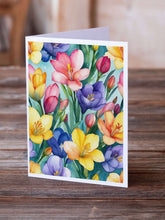 Load image into Gallery viewer, Freesia Flowers Greeting Cards Pack of 8