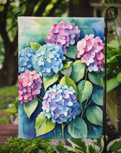 Load image into Gallery viewer, Hydrangeas Garden Flag