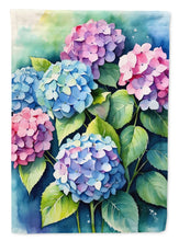 Load image into Gallery viewer, Hydrangeas Garden Flag
