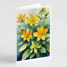 Load image into Gallery viewer, Hypericum or St. John�s Wort Greeting Cards Pack of 8