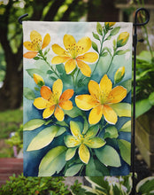 Load image into Gallery viewer, Hypericum or St. John�s Wort Garden Flag