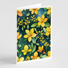Load image into Gallery viewer, Hypericum or St. John�s Wort Greeting Cards Pack of 8
