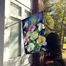 Load image into Gallery viewer, Lisianthus Flowers House Flag