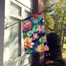 Load image into Gallery viewer, Lotus Flowers House Flag