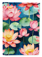 Load image into Gallery viewer, Lotus Flowers Garden Flag
