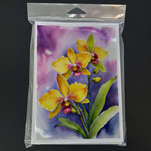 Load image into Gallery viewer, Oncidium Orchids Greeting Cards Pack of 8