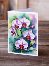Load image into Gallery viewer, Phalaenopsis Orchids Greeting Cards Pack of 8