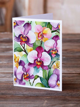 Load image into Gallery viewer, Phalaenopsis Orchids Greeting Cards Pack of 8