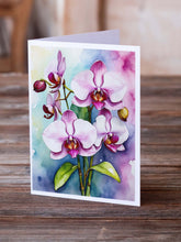 Load image into Gallery viewer, Phalaenopsis Orchids Greeting Cards Pack of 8