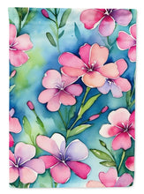 Load image into Gallery viewer, Phlox Flowers House Flag