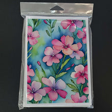 Load image into Gallery viewer, Phlox Flowers Greeting Cards Pack of 8