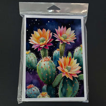 Load image into Gallery viewer, Queen of the Night Cactus Greeting Cards Pack of 8