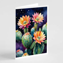 Load image into Gallery viewer, Queen of the Night Cactus Greeting Cards Pack of 8