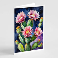 Load image into Gallery viewer, Queen of the Night Cactus Greeting Cards Pack of 8