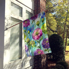 Load image into Gallery viewer, Scabiosa Flowers House Flag