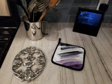 Load image into Gallery viewer, Asexual Pride Pair of Pot Holders
