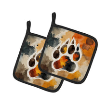 Load image into Gallery viewer, Bear Pride Pair of Pot Holders