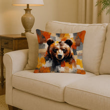 Load image into Gallery viewer, Bear Uniquely Bear Pride Throw Pillow