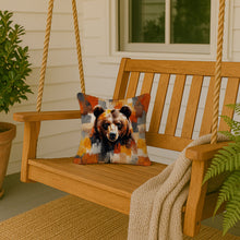 Load image into Gallery viewer, Bear Uniquely Bear Pride Throw Pillow