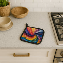 Load image into Gallery viewer, Gay Mosaic of Pride Pair of Pot Holders