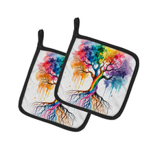 Load image into Gallery viewer, Rooted in Gay Pride Pair of Pot Holders