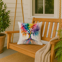 Load image into Gallery viewer, Rooted in Gay Pride Throw Pillow