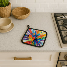Load image into Gallery viewer, Gay Pride Joy as Resistance Pair of Pot Holders