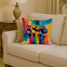 Load image into Gallery viewer, Gay Rights are Human Rights Throw Pillow