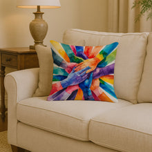 Load image into Gallery viewer, Together, Stronger Pride Throw Pillow