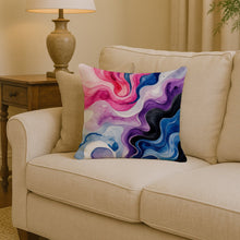 Load image into Gallery viewer, Genderfluid Pride Throw Pillow