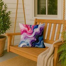 Load image into Gallery viewer, Genderfluid Pride Throw Pillow