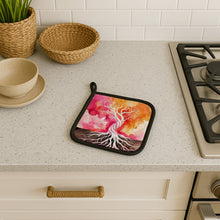 Load image into Gallery viewer, Rooted in Lesbian Pride Pair of Pot Holders