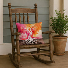 Load image into Gallery viewer, Rooted in Lesbian Pride Throw Pillow