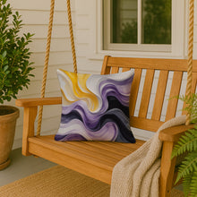 Load image into Gallery viewer, Nonbinary Pride Throw Pillow