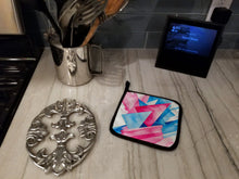 Load image into Gallery viewer, Trans and Proud Pride Pair of Pot Holders