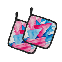 Load image into Gallery viewer, Trans and Proud Pride Pair of Pot Holders