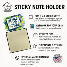 Load image into Gallery viewer, One Note at a Time Gets It Done Funny Sticky Note Holder