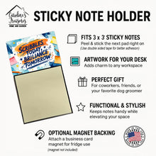 Load image into Gallery viewer, Scribbles Today Brilliance Tomorrow Funny Sticky Note Holder