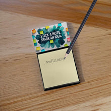 Load image into Gallery viewer, Stick a Note Spark an Idea Funny Sticky Note Holder