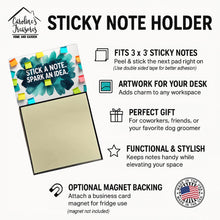 Load image into Gallery viewer, Stick a Note Spark an Idea Funny Sticky Note Holder