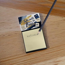 Load image into Gallery viewer, Take Note You’re the Boss Funny Sticky Note Holder