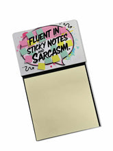 Load image into Gallery viewer, Fluent in Sticky Note Holder – Funny Nursing Desk Accessory, Made in USA