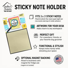 Load image into Gallery viewer, It’s now policy Sticky Note Holder – Funny Nursing Desk Accessory, Made in USA