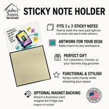 Load image into Gallery viewer, Running on low battery Sticky Note Holder – Funny Nursing Desk Accessory, Made in USA