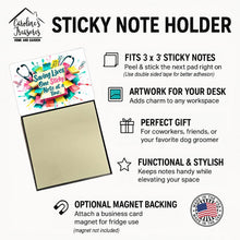 Load image into Gallery viewer, Saving lives Sticky Note Holder – Funny Nursing Desk Accessory, Made in USA