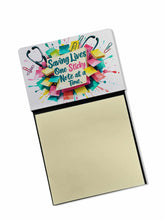 Load image into Gallery viewer, Saving lives Sticky Note Holder – Funny Nursing Desk Accessory, Made in USA