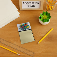 Load image into Gallery viewer, Because yelling isn’t allowed Sticky Note Holder – Funny Nursing Desk Accessory, Made in USA